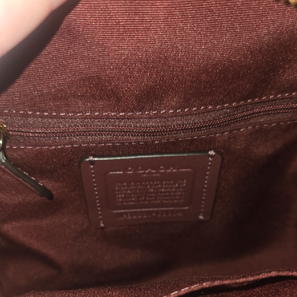 Coach Jordyn Signature Monogram Red W/ Gold Hardware Mini Backpack (NWOT)✨️❤️✨️ - Picture 11 of 13